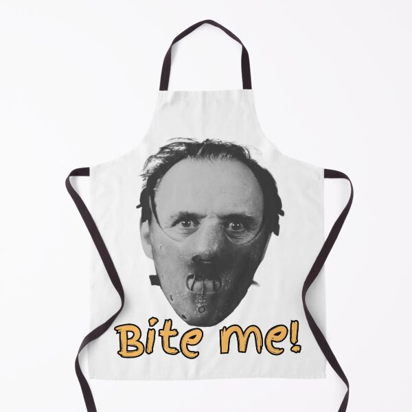 Item preview, Bite me - Hannibal Lecter - scary but charming chap designed and sold by TheRubberOnion.