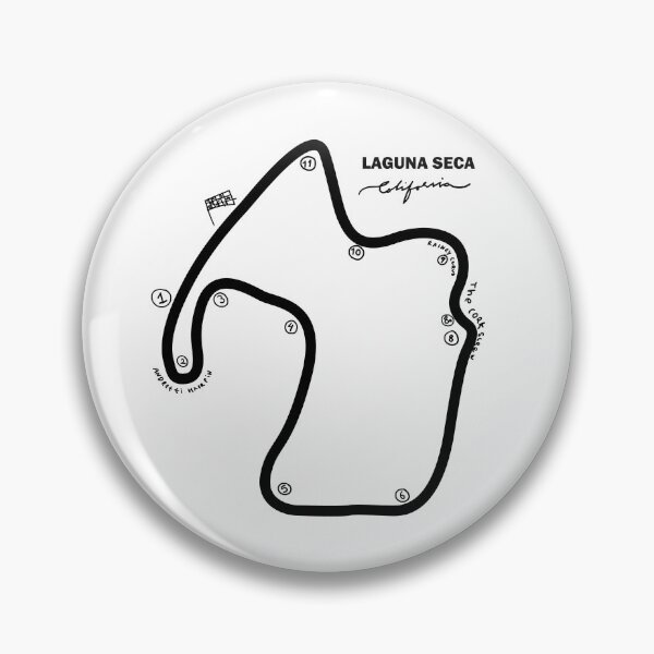 Item preview, Laguna SECA California map designed and sold by NiceGoodBetter.
