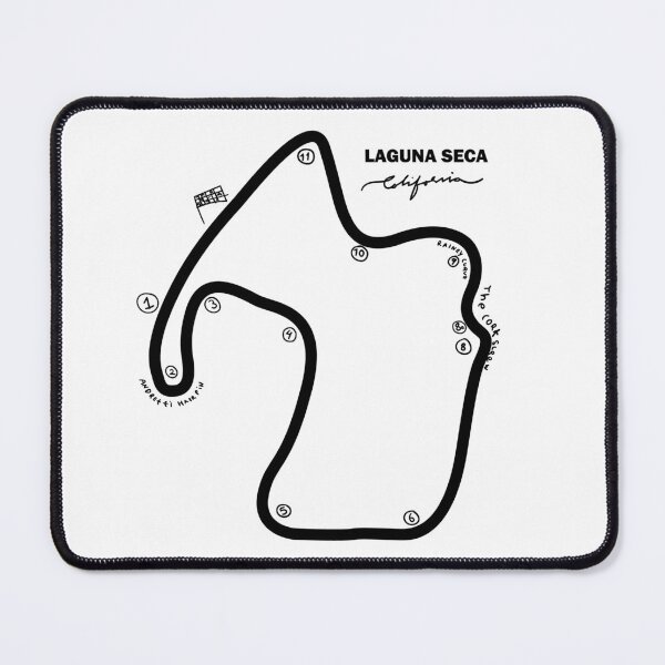 Item preview, Laguna SECA California map designed and sold by NiceGoodBetter.