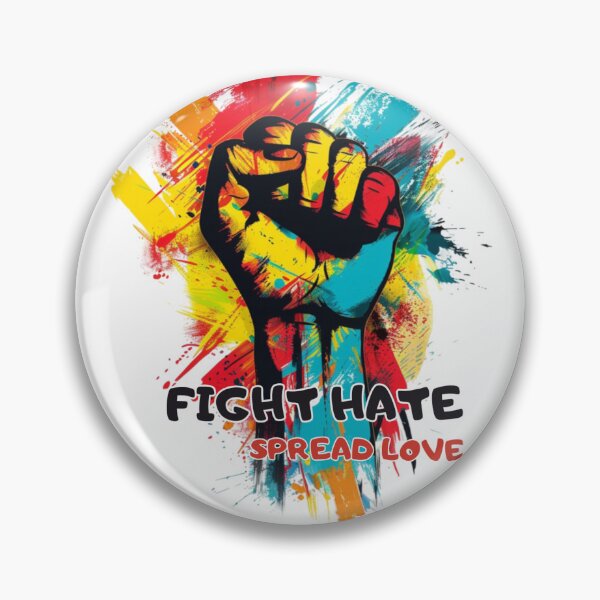 Item preview, Anti fascist - fight fascism Love wins designed and sold by SplashPixel.