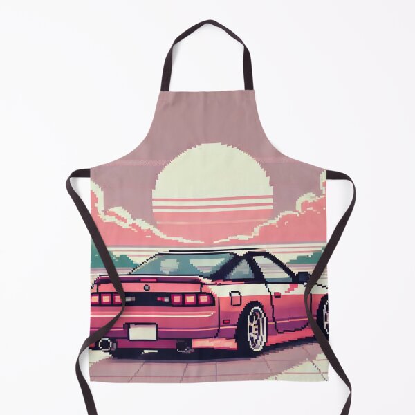 Item preview, Nissan 180sx JDM Pixel Art Chill Vibes designed and sold by Stefan Slater.