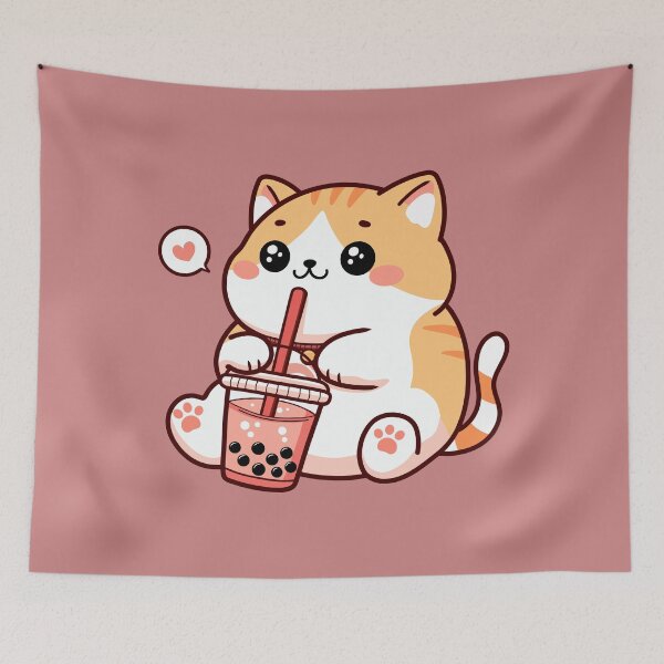 Item preview, Cat Bubble Tea designed and sold by Delidream.
