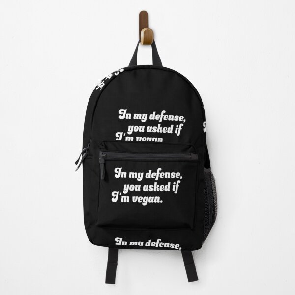 Item preview, In My Defense, You Asked If I’m Vegan designed and sold by Cult of Seitan.