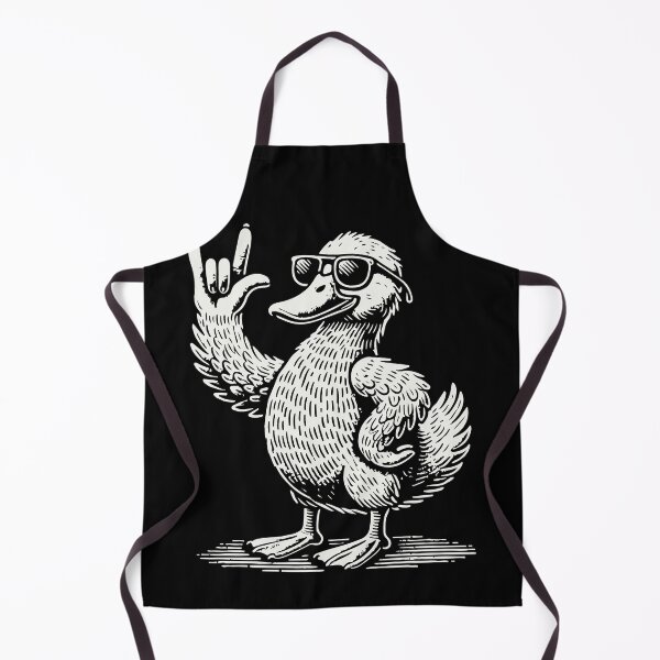Item preview, Rock Music Fun Heavy Metal Concert Festival Duck designed and sold by LuminOrb.