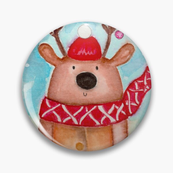 Item preview, Cute deer postcard illustration for children and adults  designed and sold by hobbyakvarell.