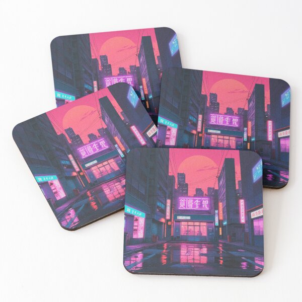 Item preview, Kyoto Glow – A Neon Journey designed and sold by RetroRebootShop.