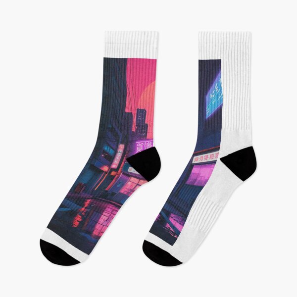 Item preview, Kyoto Glow – A Neon Journey designed and sold by RetroRebootShop.