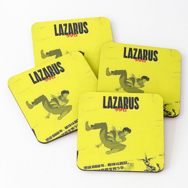 Item preview, Lazarus Anime Key Visual Poster designed and sold by purplespaceprj.