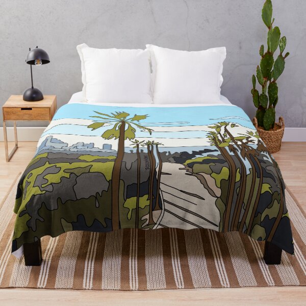 Item preview, L.A. skyline streets and palm trees by Sasa Elebea designed and sold by Sabrina Brugmann.