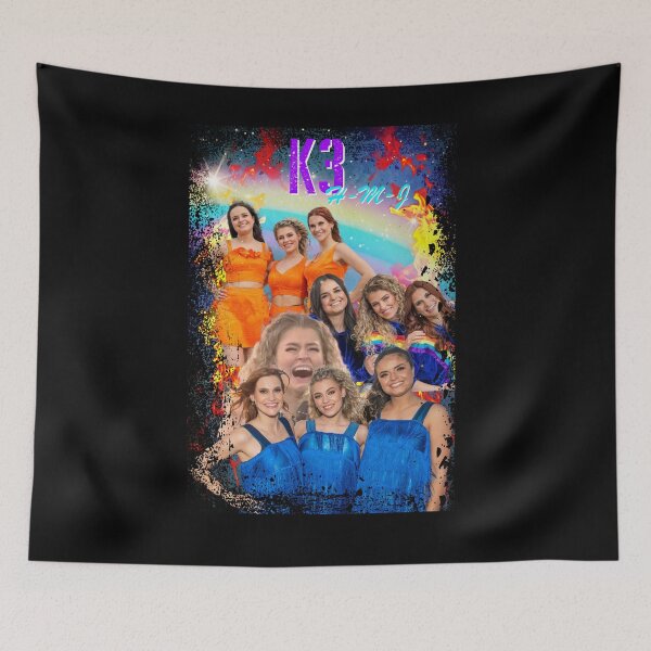 Item preview, K3 Hanne Marthe Julia - Rap tee - studio100 designed and sold by Roze Quartz.