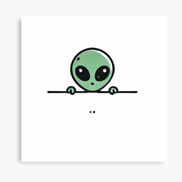 Item preview, Peaking Alien Art designed and sold by Planetporridge.