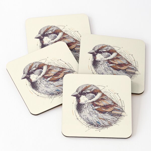 Item preview, Elegant Sparrow Illustration designed and sold by gkhanco.
