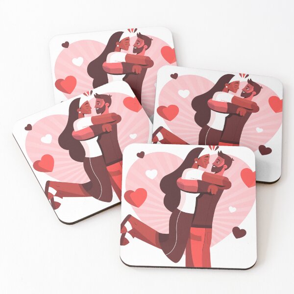 Item preview, Romantic Couple Embrace Art - Celebrate Love and Passion designed and sold by artbyomurr.