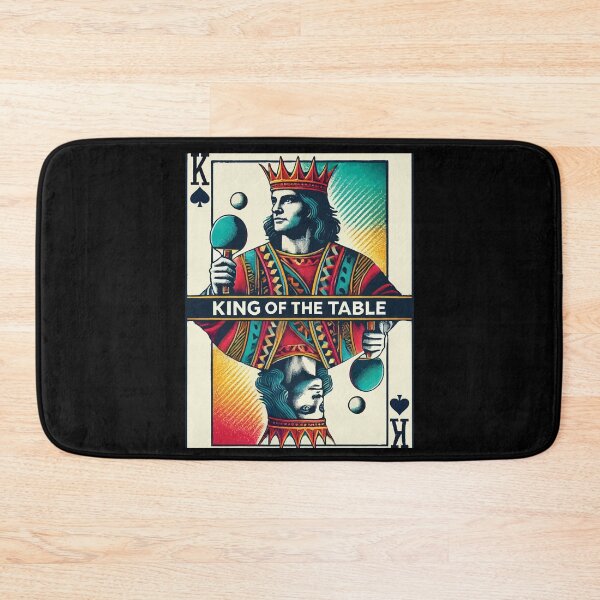Item preview, Retro Playing Card Table Tennis King designed and sold by LuminOrb.