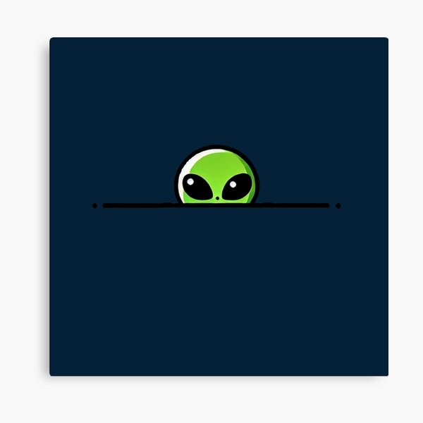 Item preview, Peaking Alien Artwork designed and sold by Planetporridge.
