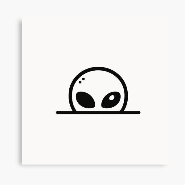 Item preview, Cute Peaking Alien designed and sold by Planetporridge.