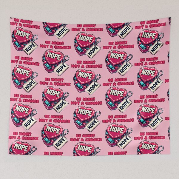 Item preview, Be Mine? Not a Chance - Anti-Valentine Heart Box Design designed and sold by Dantin.