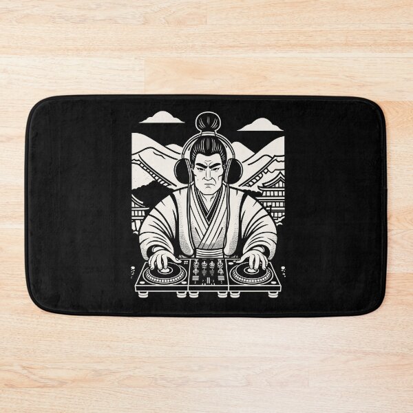 Item preview, Music Retro Dj Samurai Streetwear Inspiration designed and sold by LuminOrb.