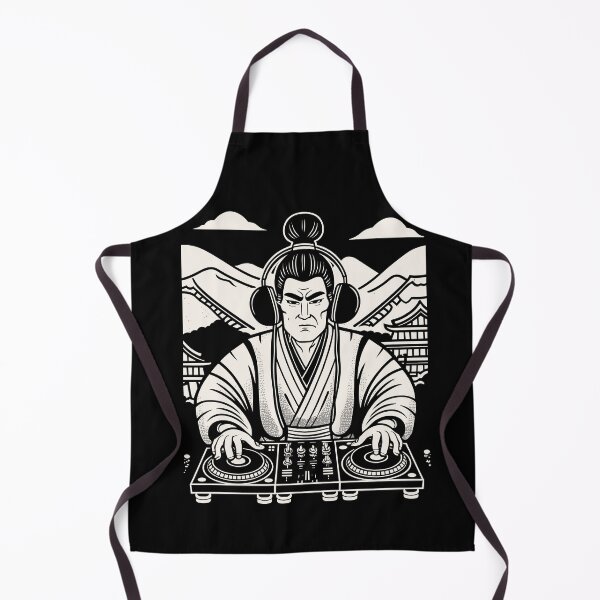 Item preview, Music Retro Dj Samurai Streetwear Inspiration designed and sold by LuminOrb.