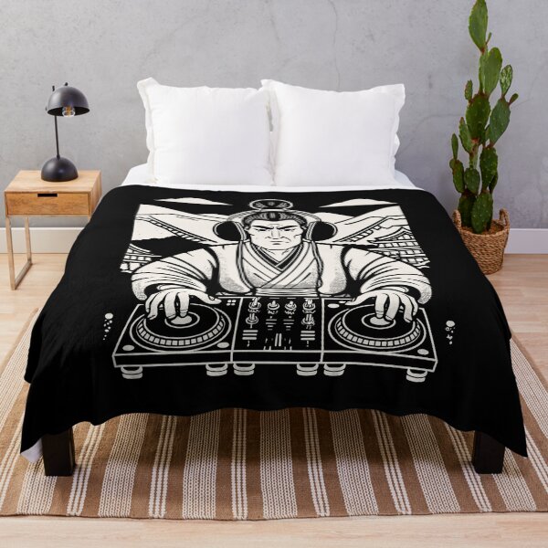 Item preview, Music Retro Dj Samurai Streetwear Inspiration designed and sold by LuminOrb.