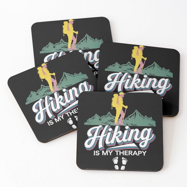 Item preview, Hiking is my therapy - Hiking - Wanderlust - Wander often - Wander always designed and sold by JansenGS.