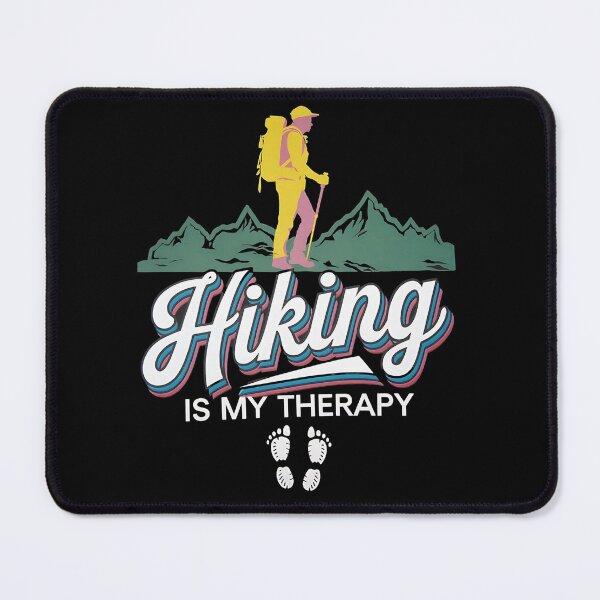 Item preview, Hiking is my therapy - Hiking - Wanderlust - Wander often - Wander always designed and sold by JansenGS.