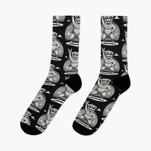 Item preview, Pug Dog Rock Music Festival Style designed and sold by LuminOrb.