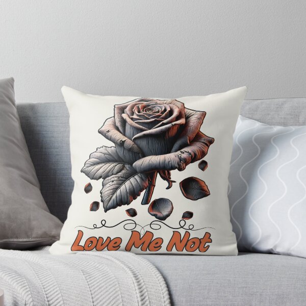 Item preview, Love Me Not - Elegant Gothic Rose Design designed and sold by Dantin.