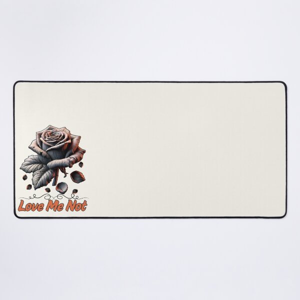 Item preview, Love Me Not - Elegant Gothic Rose Design designed and sold by Dantin.
