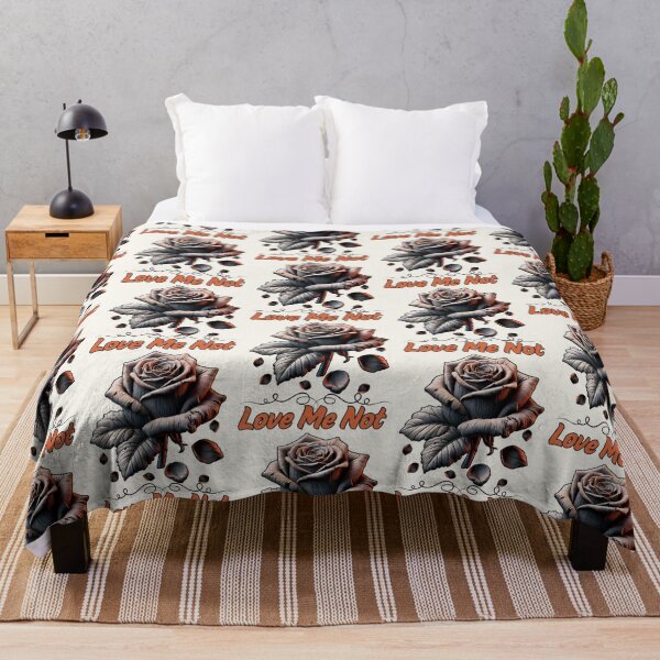 Item preview, Love Me Not - Elegant Gothic Rose Design designed and sold by Dantin.