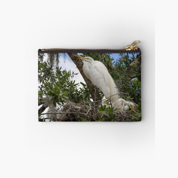 Item preview, Egret Guarding its Babies, Winter Park, Florida designed and sold by jrtwynam.