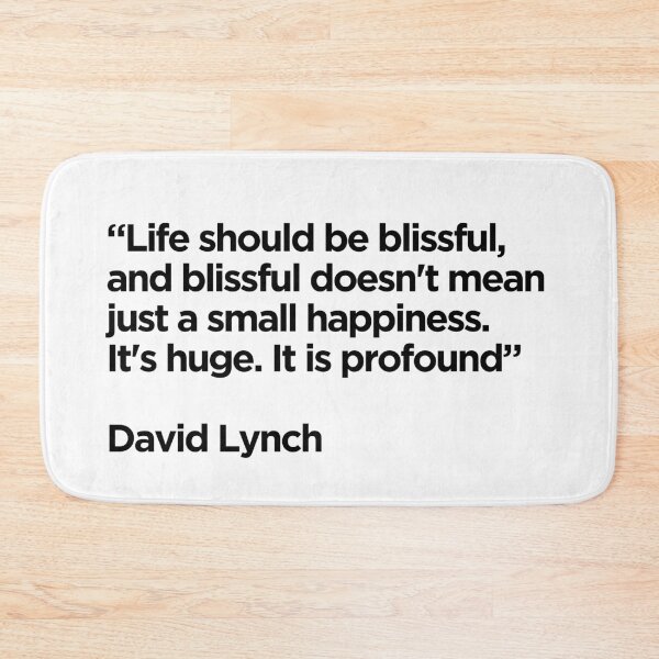 Item preview, David Lynch - Life should be blissful designed and sold by ro-scalabrini.