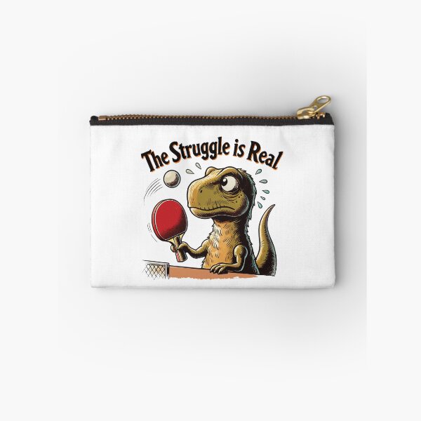 Item preview, Funny T-rex Table Tennis Struggle designed and sold by LuminOrb.