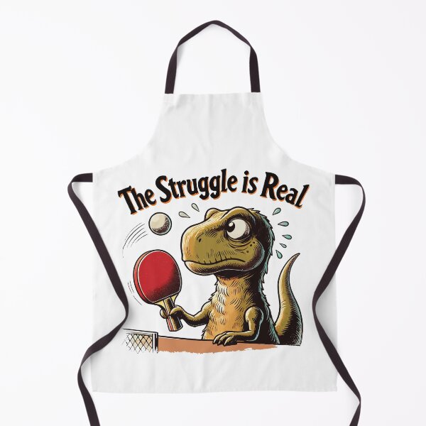 Item preview, Funny T-rex Table Tennis Struggle designed and sold by LuminOrb.