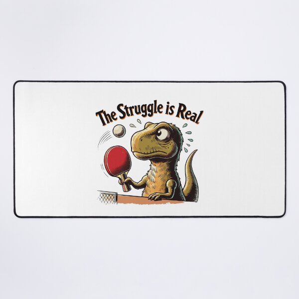 Item preview, Funny T-rex Table Tennis Struggle designed and sold by LuminOrb.