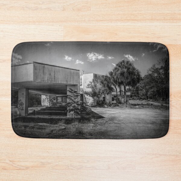 Item preview, Abandoned Gas Station, Kissimmee, Florida 1 BW designed and sold by jrtwynam.