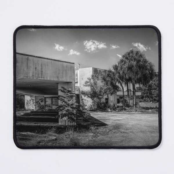 Item preview, Abandoned Gas Station, Kissimmee, Florida 1 BW designed and sold by jrtwynam.
