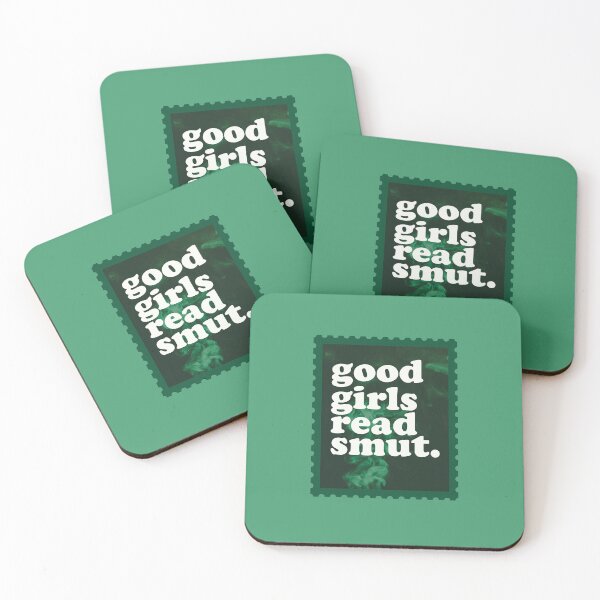 Item preview, Good Girls Read Smut Stamps for Booklovers Green Bookish designed and sold by StickyBook.