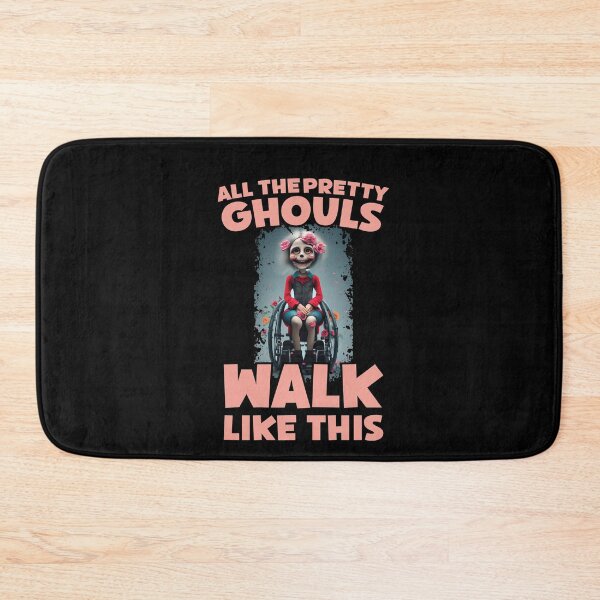 Item preview, Pretty Ghouls Walk Like This Funny Wheelchair Halloween designed and sold by Dressed For  Duty.