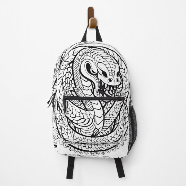 Item preview, Snake #9 Coloring Page Pattern designed and sold by DavidColoring.