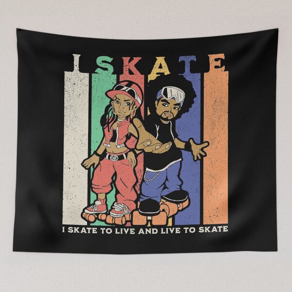 Item preview, I Skate Couple Skaters 2 designed and sold by RobScottCreates.