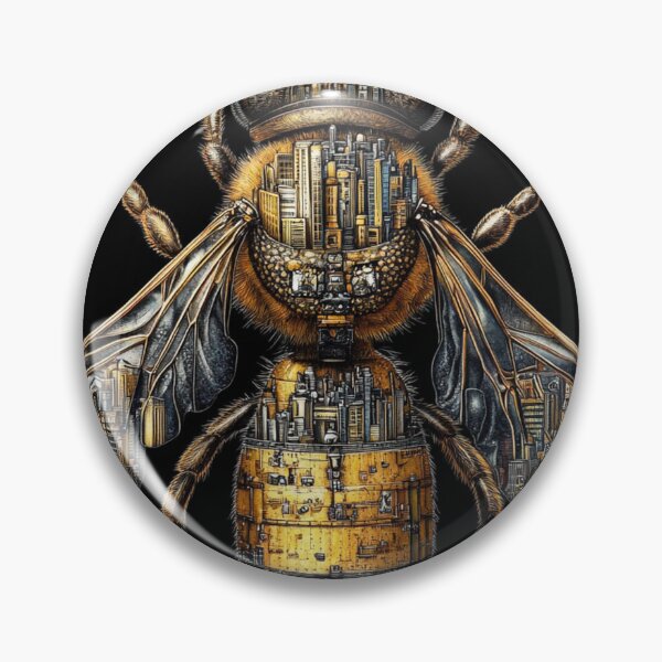 Item preview, Urban Hive: Mechanical Bee Cityscape designed and sold by Creet-Design.