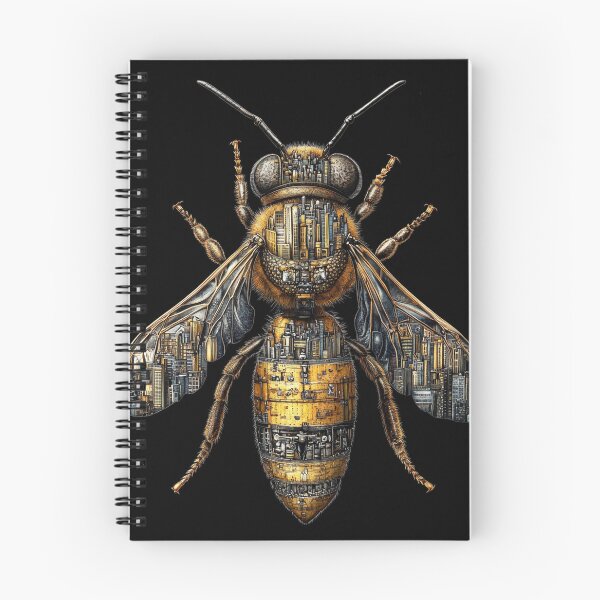 Item preview, Urban Hive: Mechanical Bee Cityscape designed and sold by Creet-Design.