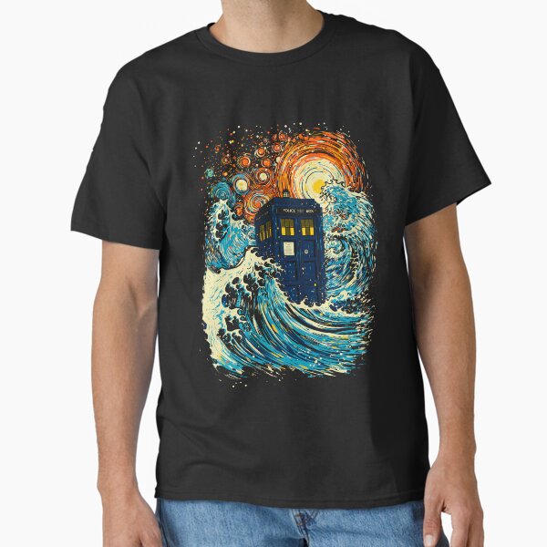 Item preview, The great kanagawa wave and the blue box-remix designed and sold by kharma zero.