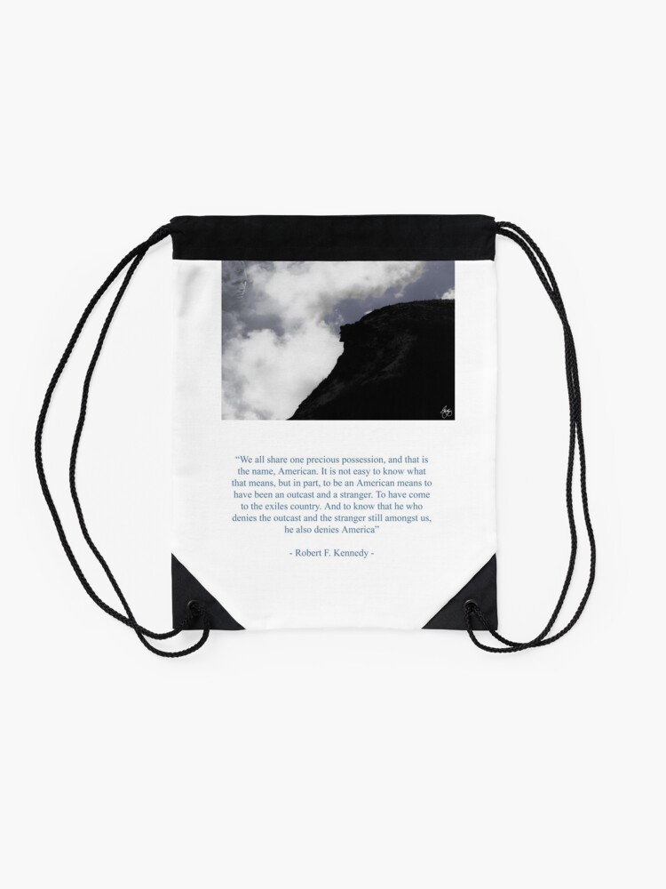 Thumbnail 2 of 3, Drawstring Bag, Robert "Bobby" Kennedy - The Exile Still Among Us designed and sold by Wayne King.