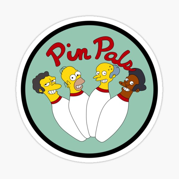 Vista previa del artículo con la obra «Pin Pals», diseñado y vendido por HarlienDesign.
