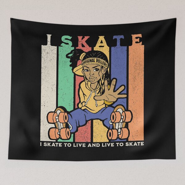 Item preview,  I Skate Urban Skater Girl 1 designed and sold by RobScottCreates.