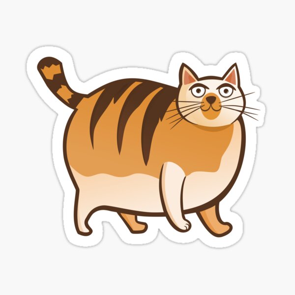 Item preview, Fat Cat vector Design  designed and sold by Vector Vibes.