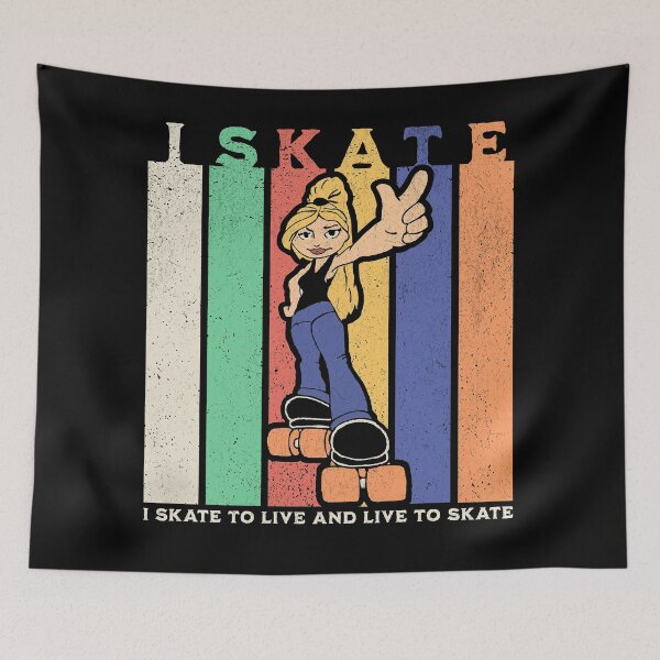 Item preview, I Skate Urban Skater Girl 2 designed and sold by RobScottCreates.