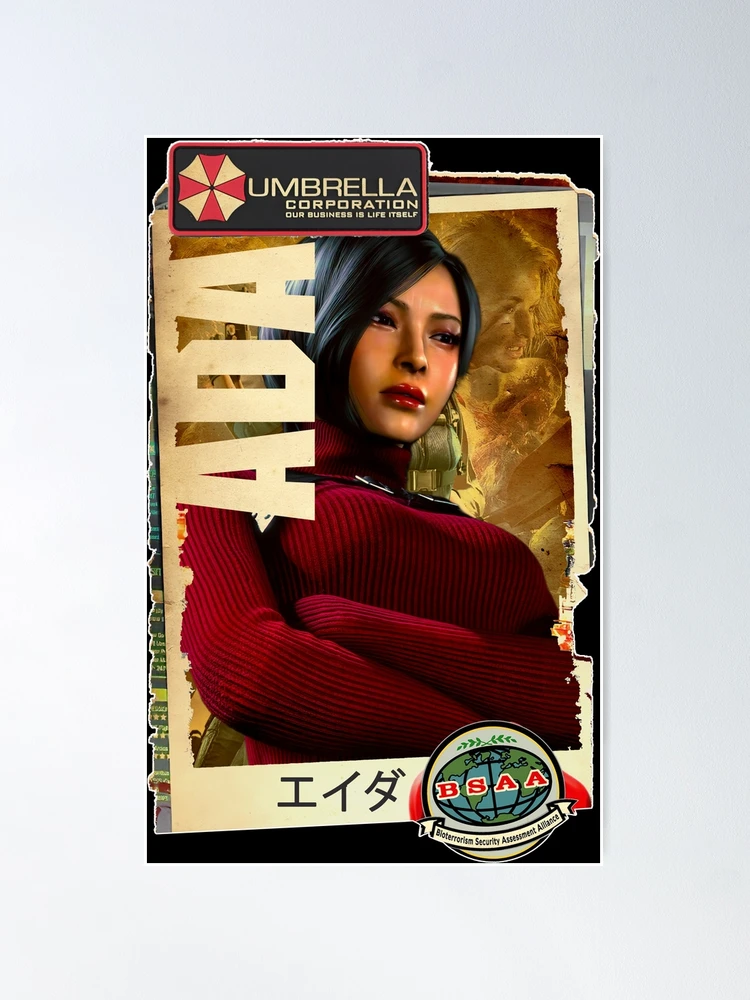 Resident Evil Ada Wong Classic Retro Gaming Art 